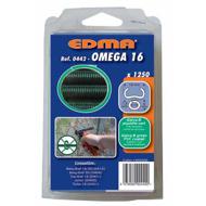 AGRAFES OMEGA 16M VERT BOITE 1250