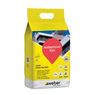 Mortier joint WEBER JOINT FLEX gris ciment sac 5kg