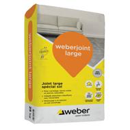 Mortier joint WEBERJOINT LARGE gris perle sac 25kg
