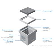 CORPS DE CHAMBRE BETON K1C AVEC FOND