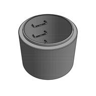 Réhausse pour regard EXACT Ø1000 H90cm avec échelons NF