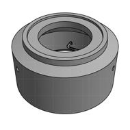 Tête pour regard EXACT Ø1000 HU64,5/H67cm avec échelons NF