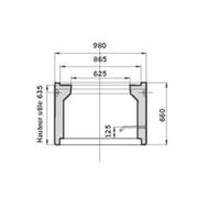 Tête pour regard EXACT Ø800 H63,5cm sans échelons CE