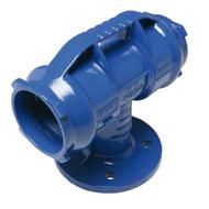 Té IZIFIT® pour tuyau PE-PVC tubulure à bride +joint IZIFIT