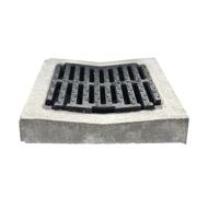 Tête CBF avec grille concave pour regard 40x40/48x48cm H.8cm