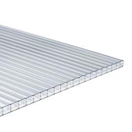 PLAQUE POLYCARBONATE ALVEOLAIRE 16MM 250X98 CRISTAL