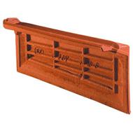 RIVE INDIVIDUELLE GAUCHE DELTA 10 VIEILLI NUANCE /FOND ROUGE