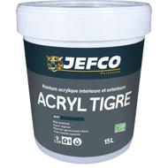 Peinture acrylique mat profond ACRYL TIGRE teinte TR 1L