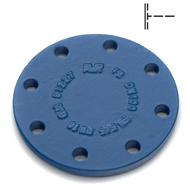 Plaque pleine fonte GS DN350 ISO PN10