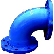 Coude fonte GS bride mobile DN300 90°-1/4 ISO PN10