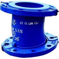 Coude fonte GS bride mobile DN150 11,25°-1/32 ISO PN10-16