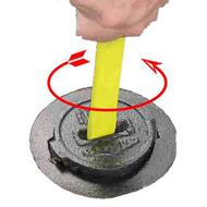 Bouche à clé TOTALE chaussée ronde 5kg