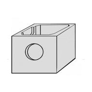 REGARD BETON 30X30:REHAUSSE H30 ALLEGEE