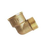 Coude laiton 90° mâle-femelle 40/49