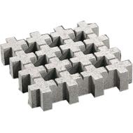 Dalle gazon béton BETOGREEN C 50x50cm Ep.10cm gris