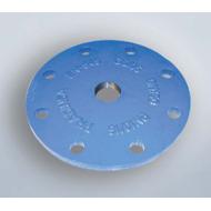 Plaque fonte GS DN200 taraudage 40/49 ISO PN10