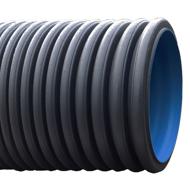 TUYAU PE ANNELE MAGNUM NOIR-BLEU SN8 Ø701/600 6M