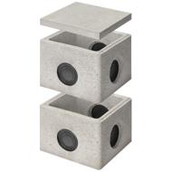 Réhausse pour regard CLIC-BOX® 40x40/50x50 HU30cm 3 opercules