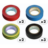 Ruban adhésif 10mx15mm lot 9