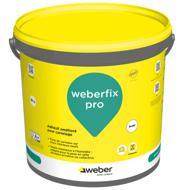 MORTIER COLLE carrelage en pâte WEBER.FIX PRO blanc seau 25kg D2E