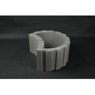 BLOC DE SOUTENEMENT TALUDECOR Ø50CM GRIS H.24CM