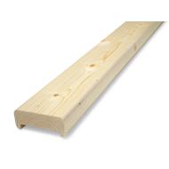 Nez de cloison sapin rainures 72mm 45x88mm 2,65m