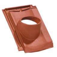 TUILE DOUILLE D150 JURA10 TENON HAUT ROUGE ANCIEN