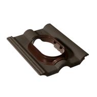 TUILE A DOUILLE UNIVERSELLE DUROVENT DOUBLE ROMANE BRUN