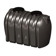 Fosse septique PE toutes eaux rectangulaire 4000L +préfiltre