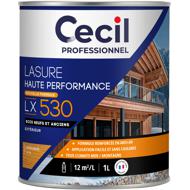 Lasure haute performance LX530+ alkyde satinée chataigner bidon 1L