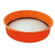Tamis de maçon plastique toile n°14 orange SUPERCHOCK