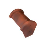 Faitière About 1/2 ronde fin ROUGE VIEILLI