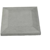 Chapeau de pilier 30 plat 1/2 PENTE gris