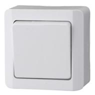 Interrupeteur va et vient saillie blanc nova