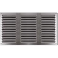 Grille à persiennes 200x300mm avec moustiquaire alu anodisé