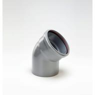 Coude PVC assainissement CR8 Ø110 mâle-femelle 15°