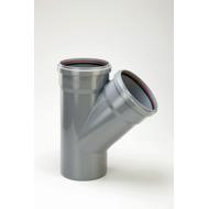 Culotte PVC assainissement CR8 Ø110 mâle-femelle 45°