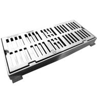 GRILLE FONTE PLATE A CADRE PMR CGA 7530 POUR AVALOIR C250 780X330