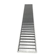 GRILLE CAILLEBOTIS GALVA POUR CANIVEAU BETON 16X15CM B125 1M