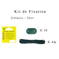 KIT FIXATION pour brise vue vert