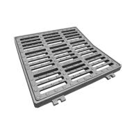 GRILLE FONTE CARREE CONCAVE PMR SCG50 C250 570X530-455X455