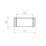 Réhausse pour regard 60x60/75X75 HU30cm avec opercules
