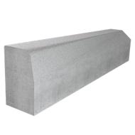 BORDURE-RACCORD BETON A2/T2 GAUCHE GRISE 1M CLASSE U+D CE