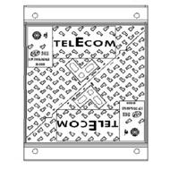 CADRE GALVA + 2 TAMPONS FONTE L1C D400 'TELECOM EJ'