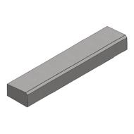 BORDURE CANIVEAU BETON CS2 GRISE 1M CLASSE U