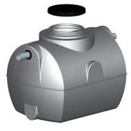 Fosse septique PE eaux usées ronde 1000L sans préfiltre