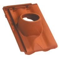 TUILE DOUILLE DELTA 10 ROUGE NUANCE