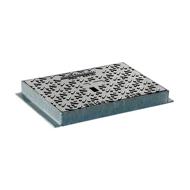 CADRE GALVA + 1 TAMPON FONTE L0T B125 'TELECOM FBM'