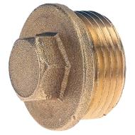 Bouchon laiton hexagonal mâle 3/4'