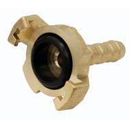 Raccord laiton express cannelé Ø8 +joint NBR